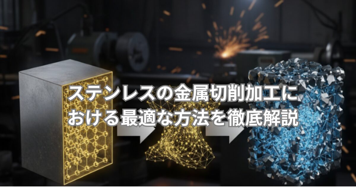 ステンレスの金属切削加工における最適な方法と注意点を徹底解説 - リョーユウ工業コーポレートサイト