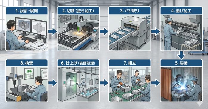 作業フロー